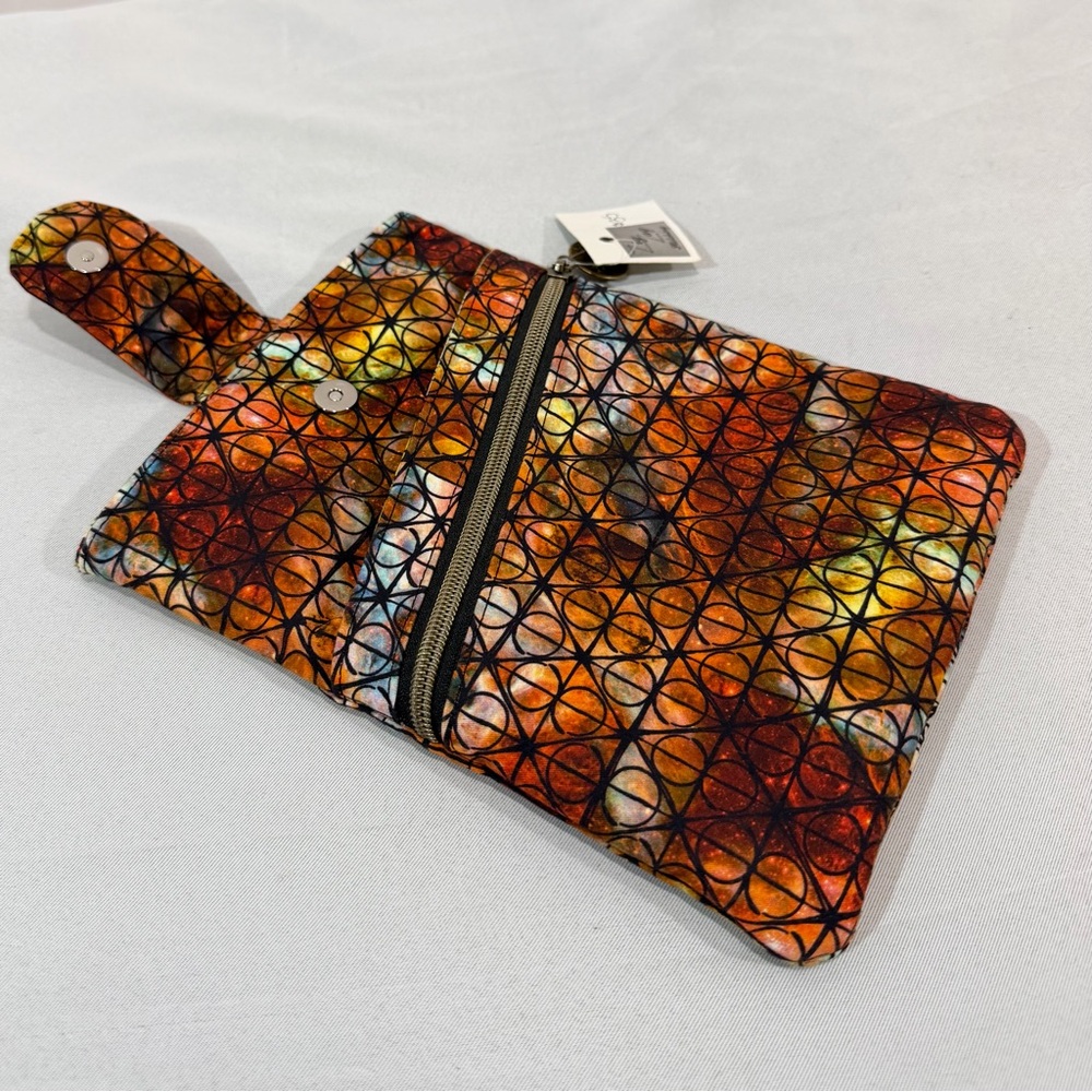Handmade Harry Potter Hogwarts Theme Fabric Tablet Journal Pouch Sleeve zipper